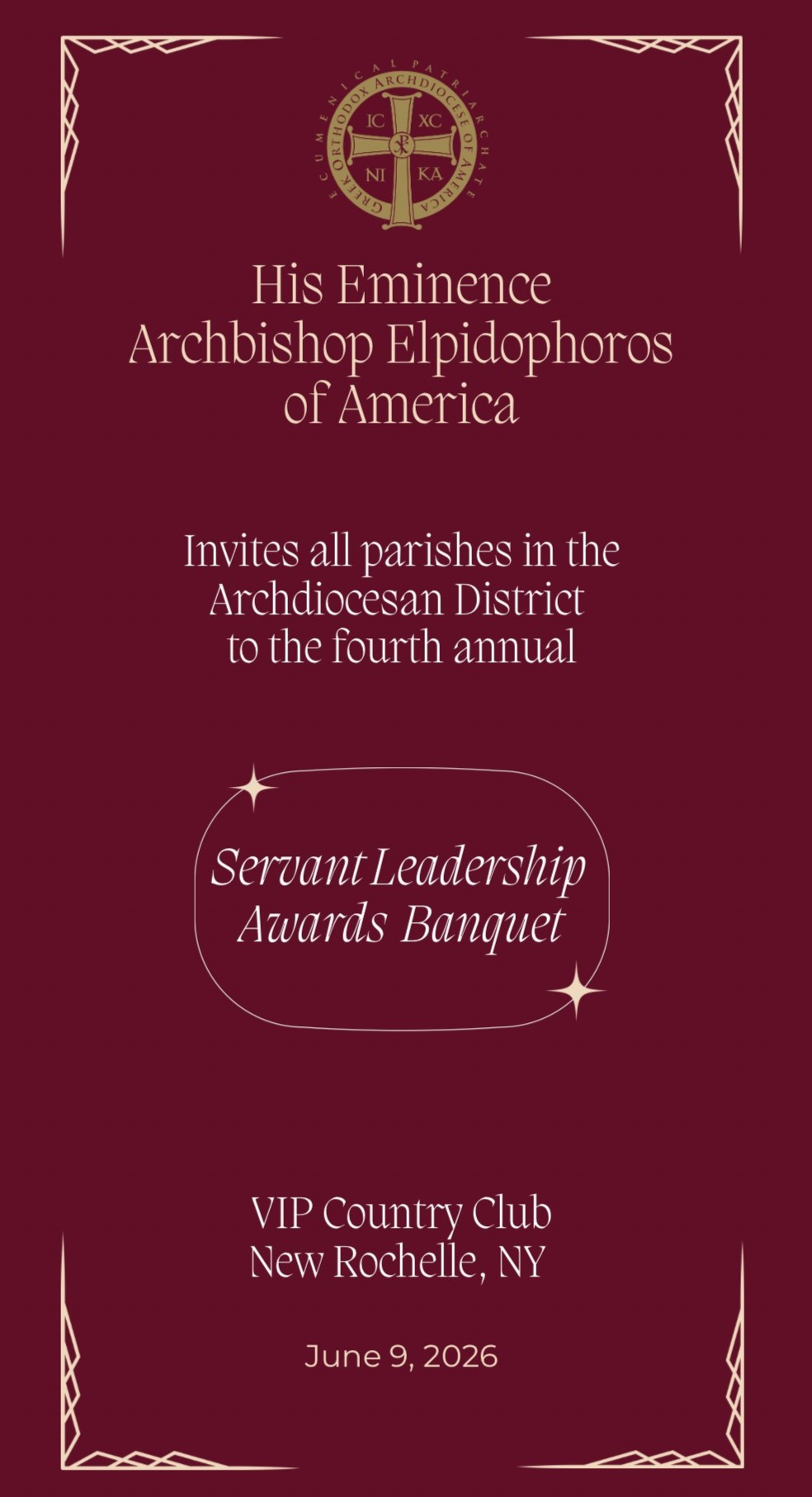 4th Annual Servant Leadership Awards Banquet