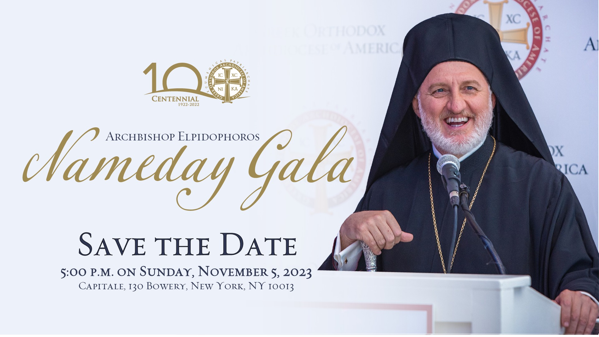 His Eminence Archbishop Elpidophoros of America Nameday Gala
